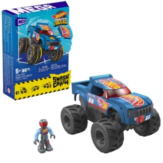 Mega Hot Wheels Monster Truck Smash & Crash Race Ace konstruktors HMM49