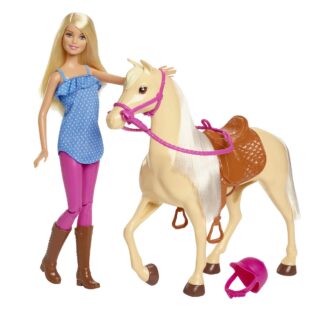Barbie lelle ar zirgu FXH13