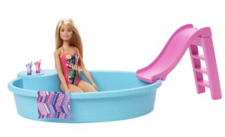 Barbie komplekts ar peldbaseinu GHL91