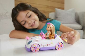 Barbie Čelsija ar vienradža mašīnu GXT41