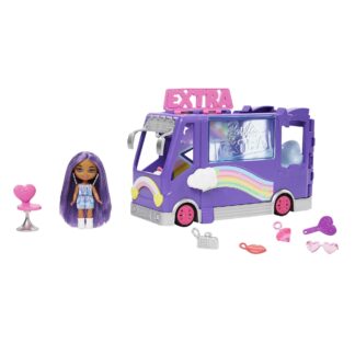 Barbie EXTRA Mini Mini lelle un autobuss HKF84