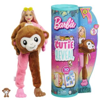 Barbie Cutie Reveal džungļu draugi - mērkaķis HKR01