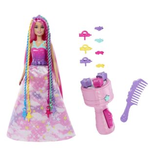 Barbie Dreamtopia lelle princese Twist N' Style HNJ06