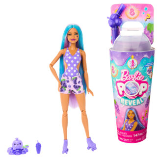 Barbie Pop! Reveal lelle augļu sērija - vīnoga HNW44