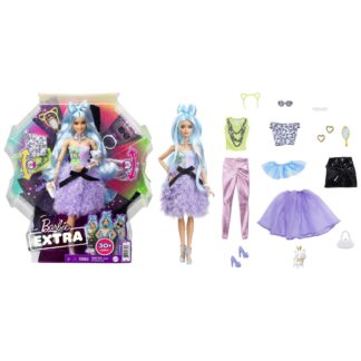 Barbie lelle EXTRA ar apģērbu un piederumu komplektu GYJ69