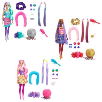 Barbie Color Reveal matu veidošanas komplekts HBG38