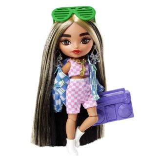 Barbie EXTRA Mini ar rūtainu jaku HGP64
